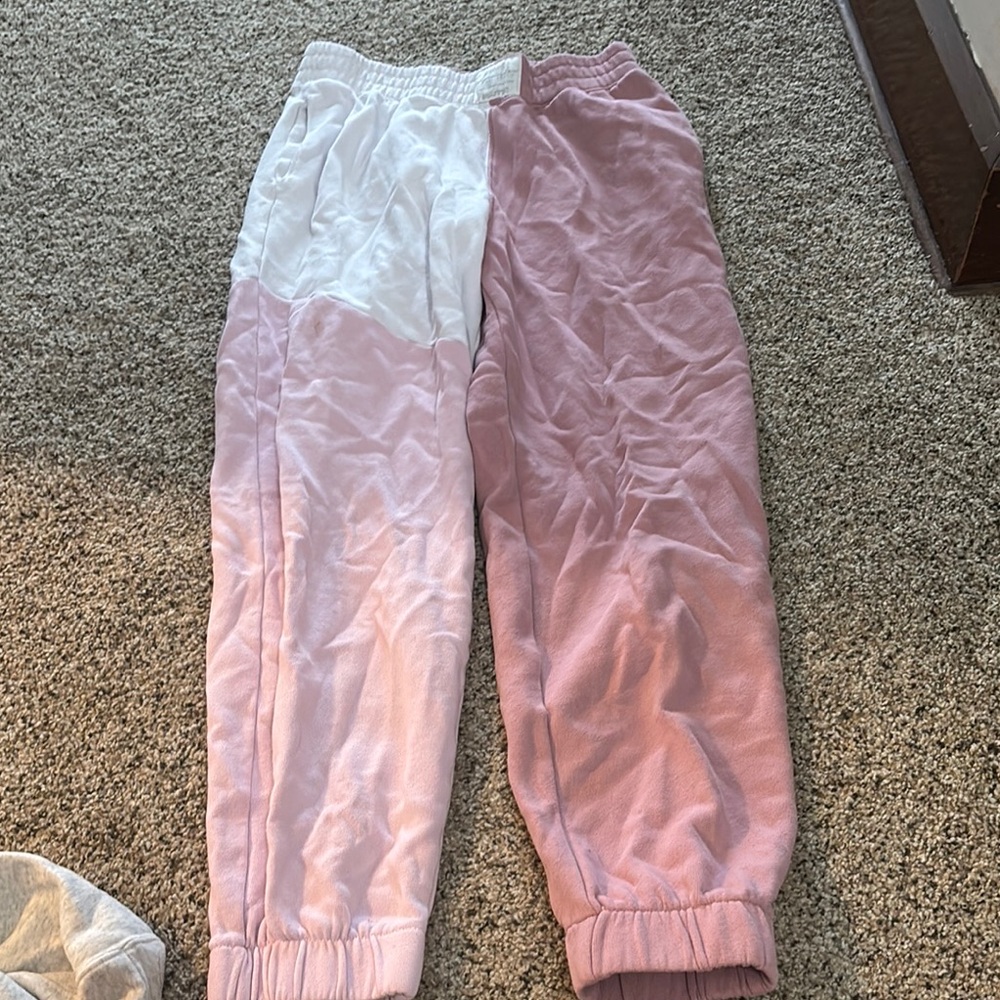 Hollister color block joggers